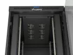 SZAFA INSTALACYJNA RACK STOJĄCA 19" 27U 800X1000 CZARNA DRZWI PRZESZKLONE LCD LANBERG (FLAT PACK) V2