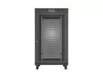 SZAFA INSTALACYJNA RACK STOJĄCA 19" 27U 800X1200 CZARNA DRZWI PERFOROWANE LCD LANBERG (FLAT PACK) V2