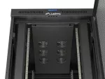 SZAFA INSTALACYJNA RACK STOJĄCA 19" 27U 800X1200 CZARNA DRZWI PERFOROWANE LCD LANBERG (FLAT PACK) V2