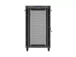 SZAFA INSTALACYJNA RACK STOJĄCA 19" 27U 800X1200 CZARNA DRZWI PERFOROWANE LCD LANBERG (FLAT PACK) V2