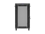 SZAFA INSTALACYJNA RACK STOJĄCA 19" 27U 800X1200 CZARNA DRZWI PERFOROWANE LCD LANBERG (FLAT PACK) V2