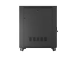 SZAFA INSTALACYJNA RACK STOJĄCA 19" 27U 800X1200 CZARNA DRZWI PRZESZKLONE LCD LANBERG (FLAT PACK) V2
