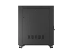 SZAFA INSTALACYJNA RACK STOJĄCA 19" 27U 800X1200 CZARNA DRZWI PRZESZKLONE LCD LANBERG (FLAT PACK) V2
