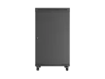 SZAFA INSTALACYJNA RACK STOJĄCA 19" 27U 800X1200 CZARNA DRZWI PRZESZKLONE LCD LANBERG (FLAT PACK) V2