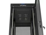 SZAFA INSTALACYJNA RACK STOJĄCA 19" 37U 600X800 CZARNA DRZWI PERFOROWANE LCD LANBERG (FLAT PACK) V2