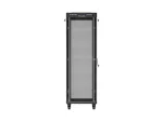 SZAFA INSTALACYJNA RACK STOJĄCA 19" 37U 600X800 CZARNA DRZWI PERFOROWANE LCD LANBERG (FLAT PACK) V2