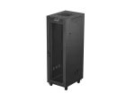 SZAFA INSTALACYJNA RACK STOJĄCA 19" 37U 600X800 CZARNA DRZWI PERFOROWANE LCD LANBERG (FLAT PACK) V2