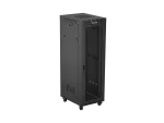 SZAFA INSTALACYJNA RACK STOJĄCA 19" 37U 600X800 CZARNA DRZWI PERFOROWANE LCD LANBERG (FLAT PACK) V2