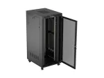 SZAFA INSTALACYJNA RACK STOJĄCA 19" 37U 800X1000 CZARNA DRZWI PERFOROWANE LCD LANBERG (FLAT PACK) V2