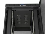 SZAFA INSTALACYJNA RACK STOJĄCA 19" 37U 800X1000 CZARNA DRZWI PERFOROWANE LCD LANBERG (FLAT PACK) V2