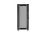 SZAFA INSTALACYJNA RACK STOJĄCA 19" 37U 800X1000 CZARNA DRZWI PERFOROWANE LCD LANBERG (FLAT PACK) V2