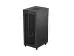 SZAFA INSTALACYJNA RACK STOJĄCA 19" 37U 800X1000 CZARNA DRZWI PERFOROWANE LCD LANBERG (FLAT PACK) V2