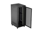 SZAFA INSTALACYJNA RACK STOJĄCA 19" 37U 800X1000 CZARNA DRZWI PERFOROWANE LCD LANBERG (FLAT PACK) V2