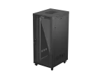 SZAFA INSTALACYJNA RACK STOJĄCA 19" 37U 800X1000 CZARNA DRZWI PRZESZKLONE LCD LANBERG (FLAT PACK) V2
