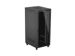 SZAFA INSTALACYJNA RACK STOJĄCA 19" 37U 800X1000 CZARNA DRZWI PRZESZKLONE LCD LANBERG (FLAT PACK) V2