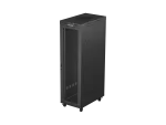 SZAFA INSTALACYJNA RACK STOJĄCA 19" 42U 600X1000 CZARNA DRZWI PERFOROWANE LCD LANBERG (FLAT PACK) V2