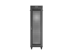 SZAFA INSTALACYJNA RACK STOJĄCA 19" 42U 600X1000 CZARNA DRZWI PERFOROWANE LCD LANBERG (FLAT PACK) V2