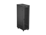 SZAFA INSTALACYJNA RACK STOJĄCA 19" 42U 600X1000 CZARNA DRZWI PERFOROWANE LCD LANBERG (FLAT PACK) V2