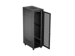 SZAFA INSTALACYJNA RACK STOJĄCA 19" 42U 600X1000 CZARNA DRZWI PERFOROWANE LCD LANBERG (FLAT PACK) V2