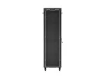 SZAFA INSTALACYJNA RACK STOJĄCA 19" 42U 600X1000 CZARNA DRZWI PRZESZKLONE LCD LANBERG (FLAT PACK) V2