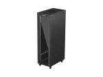 SZAFA INSTALACYJNA RACK STOJĄCA 19" 42U 600X1000 CZARNA DRZWI PRZESZKLONE LCD LANBERG (FLAT PACK) V2