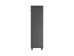 SZAFA INSTALACYJNA RACK STOJĄCA 19" 42U 600X1000 CZARNA DRZWI PRZESZKLONE LCD LANBERG (FLAT PACK) V2