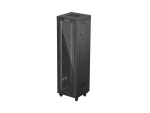 SZAFA INSTALACYJNA RACK STOJĄCA 19" 42U 600X600 CZARNA DRZWI PRZESZKLONE LCD LANBERG (FLAT PACK) V2