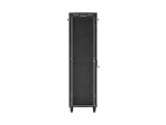 SZAFA INSTALACYJNA RACK STOJĄCA 19" 42U 600X600 CZARNA DRZWI PRZESZKLONE LCD LANBERG (FLAT PACK) V2