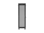 SZAFA INSTALACYJNA RACK STOJĄCA 19" 42U 600X800 CZARNA DRZWI PERFOROWANE LCD LANBERG (FLAT PACK) V2