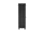 SZAFA INSTALACYJNA RACK STOJĄCA 19" 42U 600X800 CZARNA DRZWI PRZESZKLONE LCD LANBERG (FLAT PACK) V2