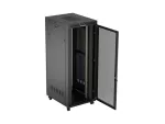 SZAFA INSTALACYJNA RACK STOJĄCA 19" 42U 800X1000 CZARNA DRZWI PERFOROWANE LCD LANBERG (FLAT PACK) V2