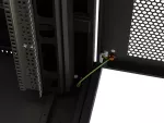 SZAFA INSTALACYJNA RACK STOJĄCA 19" 42U 800X1000 CZARNA DRZWI PERFOROWANE LCD LANBERG (FLAT PACK) V2