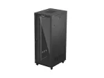 SZAFA INSTALACYJNA RACK STOJĄCA 19" 42U 800X1000 CZARNA DRZWI PRZESZKLONE LCD LANBERG (FLAT PACK) V2