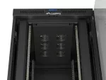 SZAFA INSTALACYJNA RACK STOJĄCA 19" 42U 800X1000 CZARNA DRZWI PRZESZKLONE LCD LANBERG (FLAT PACK) V2