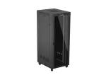 SZAFA INSTALACYJNA RACK STOJĄCA 19" 42U 800X1000 CZARNA DRZWI PRZESZKLONE LCD LANBERG (FLAT PACK) V2