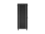 SZAFA INSTALACYJNA RACK STOJĄCA 19" 42U 800X1000 CZARNA DRZWI PRZESZKLONE LCD LANBERG (FLAT PACK) V2