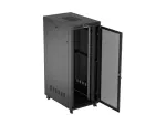 SZAFA INSTALACYJNA RACK STOJĄCA 19" 42U 800X1200 CZARNA DRZWI PERFOROWANE LCD LANBERG (FLAT PACK) V2