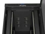 SZAFA INSTALACYJNA RACK STOJĄCA 19" 42U 800X1200 CZARNA DRZWI PERFOROWANE LCD LANBERG (FLAT PACK) V2