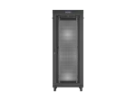 SZAFA INSTALACYJNA RACK STOJĄCA 19" 42U 800X1200 CZARNA DRZWI PERFOROWANE LCD LANBERG (FLAT PACK) V2
