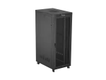 SZAFA INSTALACYJNA RACK STOJĄCA 19" 42U 800X1200 CZARNA DRZWI PERFOROWANE LCD LANBERG (FLAT PACK) V2