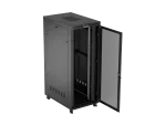 SZAFA INSTALACYJNA RACK STOJĄCA 19" 42U 800X1200 CZARNA DRZWI PERFOROWANE LCD LANBERG (FLAT PACK) V2