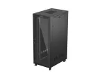 SZAFA INSTALACYJNA RACK STOJĄCA 19" 42U 800X1200 CZARNA DRZWI PRZESZKLONE LCD LANBERG (FLAT PACK) V2