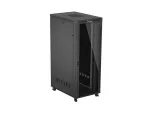 SZAFA INSTALACYJNA RACK STOJĄCA 19" 42U 800X1200 CZARNA DRZWI PRZESZKLONE LCD LANBERG (FLAT PACK) V2