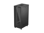 SZAFA INSTALACYJNA RACK STOJĄCA 19" 42U 800X1200 CZARNA DRZWI PRZESZKLONE LCD LANBERG (FLAT PACK) V2
