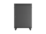 SZAFA INSTALACYJNA RACK STOJĄCA 19" 42U 800X800 CZARNA DRZWI PRZESZKLONE LCD LANBERG (FLAT PACK) V2
