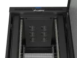 SZAFA INSTALACYJNA RACK STOJĄCA 19" 47U 800X1000 CZARNA DRZWI PERFOROWANE LCD LANBERG (FLAT PACK) V2