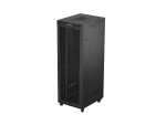 SZAFA INSTALACYJNA RACK STOJĄCA 19" 47U 800X1000 CZARNA DRZWI PERFOROWANE LCD LANBERG (FLAT PACK) V2