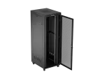 SZAFA INSTALACYJNA RACK STOJĄCA 19" 47U 800X1000 CZARNA DRZWI PERFOROWANE LCD LANBERG (FLAT PACK) V2