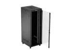 SZAFA INSTALACYJNA RACK STOJĄCA 19" 47U 800X1000 CZARNA DRZWI PRZESZKLONE LCD LANBERG (FLAT PACK) V2