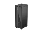 SZAFA INSTALACYJNA RACK STOJĄCA 19" 47U 800X1000 CZARNA DRZWI PRZESZKLONE LCD LANBERG (FLAT PACK) V2